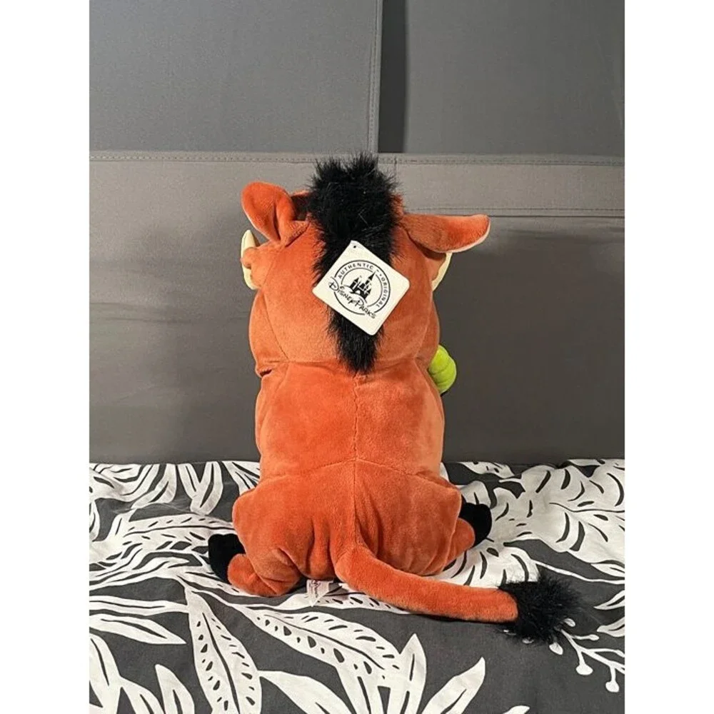Disney Parks Lion King Pumbaa Plush Toy with Grub Larvae Bug Hakuna Matata NWT